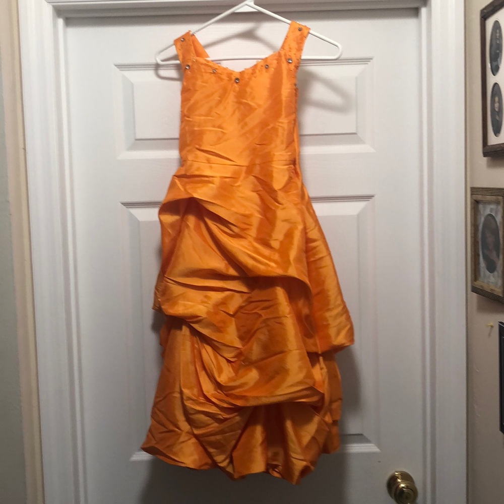 Girls Burnt Orange Formal